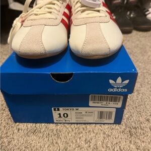 Adidas Tokyo NWT Sold Out Women's Sneakers - White and Red size 10 women/ 8.5 Me